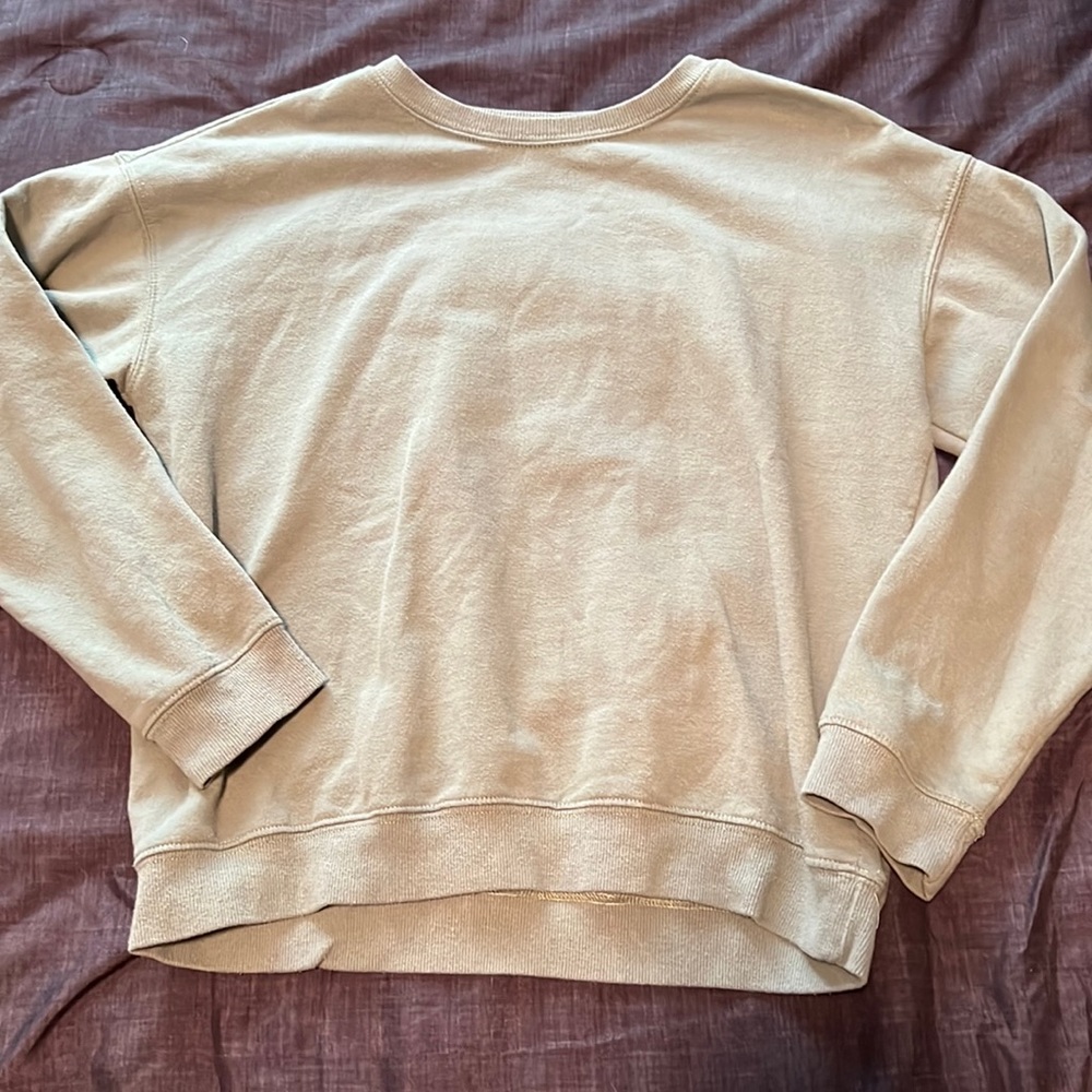 Simple green crewneck